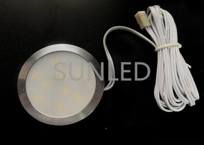 Diodo emissor de luz da forma redonda sob o alumínio DC12V da iluminação do armário ângulo de feixe de 120 graus