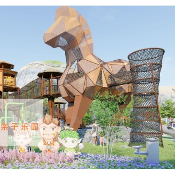 Customizable Stainless Steel Interactive Play Sculpture for Children's Cultural Tourism with Hand-Forged Craftsmanship