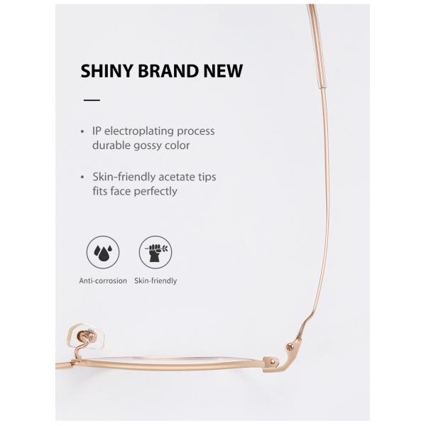 Царапина железного каркаса нержавеющей стали стекел рамки титана дела Bendable анти-