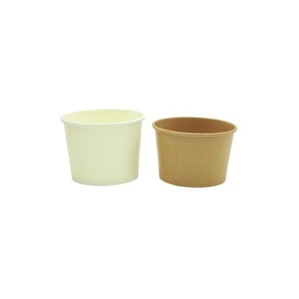 Disposable Kraft Ice Cream Cups 11Oz For Dessert Snack Frozen Yogurt Soup