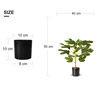 Real Touch 120cm Artificial Tree Bonsai Plant Fig Tree Ficus Carica Decorative Tree Artificial Plant Home Decor