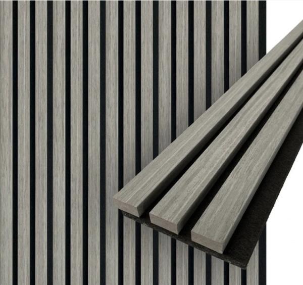 Acoustic Wood Slat Wall Panels for Interior Wall Decor | Soundproof Wall Panels | 3D Slat Wood Panels  |