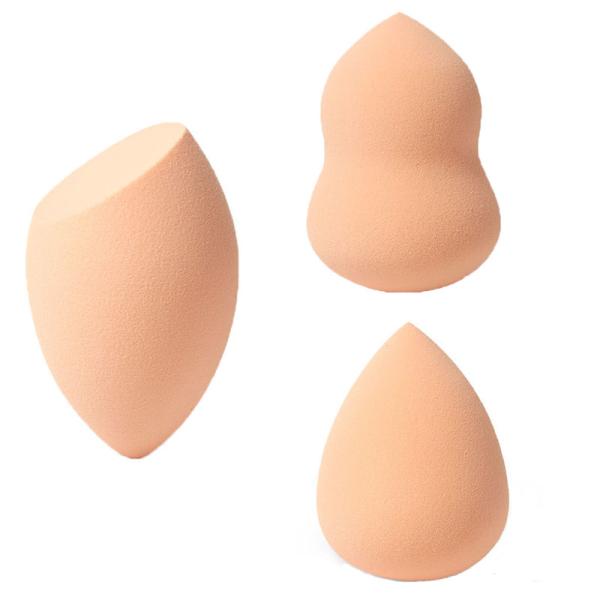 3 Pieces Makeup Egg Sponge Puff Cosmetic Microfiber Spong Egg Foundation Powder Makeup Egg Sponge