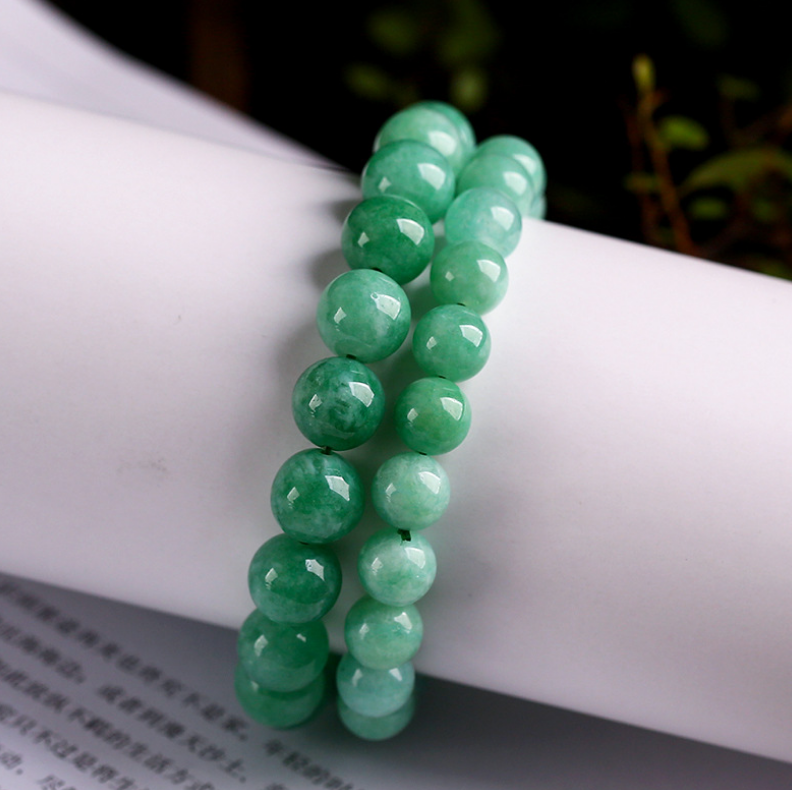 Retractable Jade Beading Natural Gemstone Bracelet