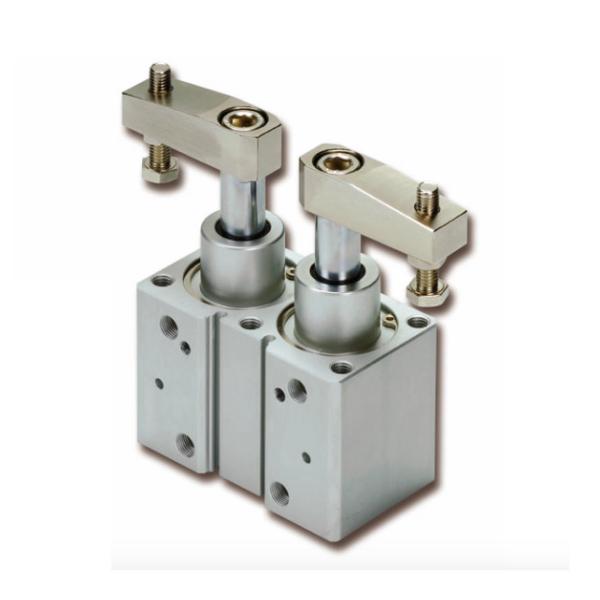 Casting Pneumatic Swing Clamp , Double Acting Pneumatic Cylinder Power Saving