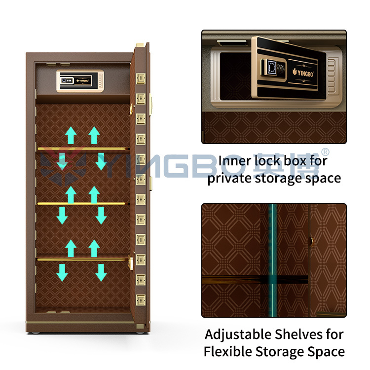 Durable Finish Security Office Safe Box OEM And ODM Brand Customization Dual Power Home Safe