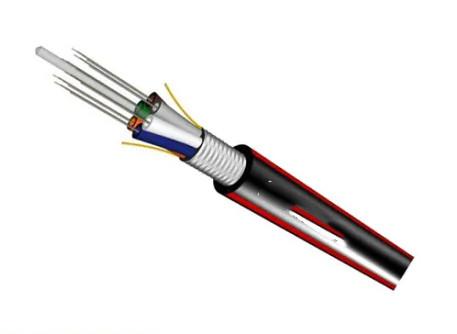 Cabo de fibra ótica multimodo exterior de GYTZA, cabo de fibra ótica blindado dielétrico