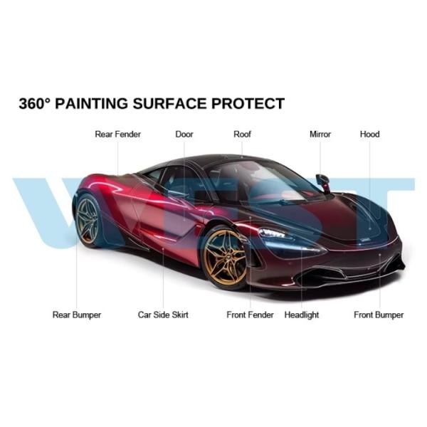 Scratch Resistant Vinyl Paint Protection Film Customization Chemical Corrosion Shield