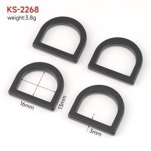 Nickel-free 16mm Metal D Ring for Bag Making Handbag Purse Hardware OEM/ODM