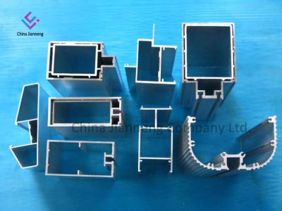 Customized 6063 T5 Extrusion Aluminum Door Window Frames For Cabinet Sliding Doors
