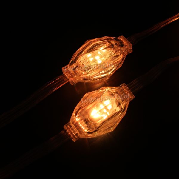 IP66 Outdoor 35mm 3D Diamond LED String Light with DMX512 RGB Pixel Control