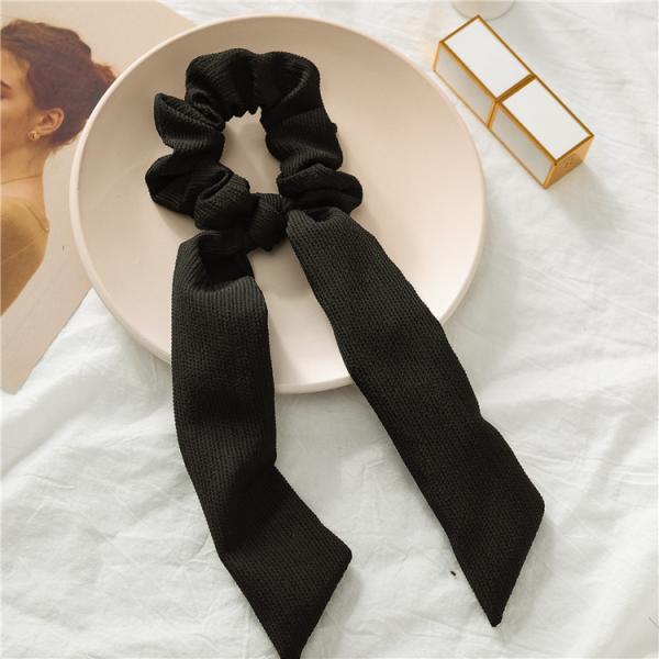 Japan Korea streamer headband solid color knot tassel head ring hair accessories manufacturers wholesale