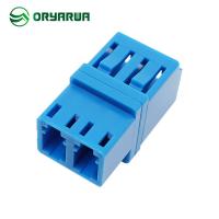 RJ45 le type adaptateur optique de fibre de LC brident non les adaptateurs duplex bleus