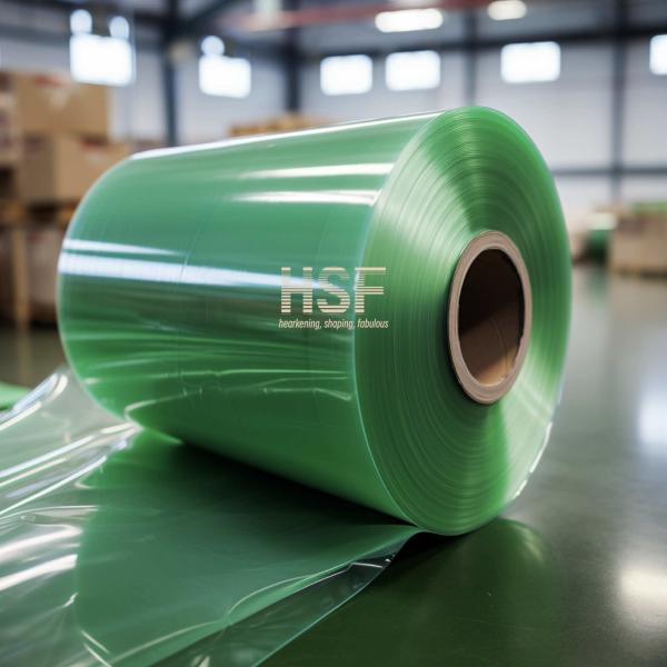 Зеленая моноориентированная полипропиленовая пленка SGS для упаковки пищевых продуктов