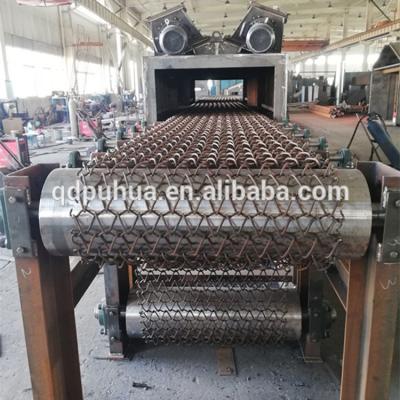 Mesh Belt Stone Cleaning Shot Blasting Equipment Pass Through Abrasive Blasting Equipment