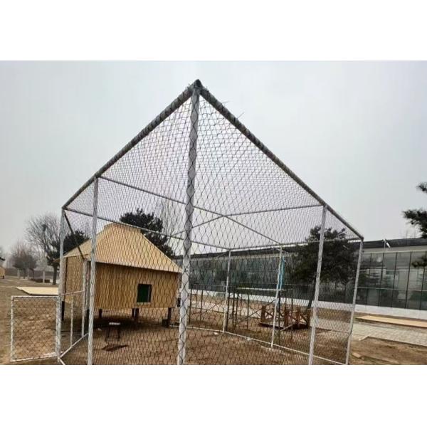 AISI 316 2.0mm 50mm  Stainless Steel Cable Mesh For Zoo Avairy Fencing