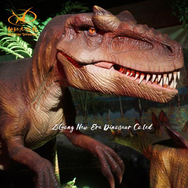 Modelo de dinosaurio gigante a tamaño real para parques temáticos y museos del Jurásico