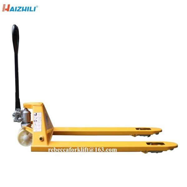 Malaysia hot selling hand operated forklift 2000kg mini hydraulic manual hand pallet truck with CE