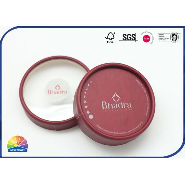 Видимая пластиковая крышка вокруг бумажного пакета слойки порошка подарочной коробки