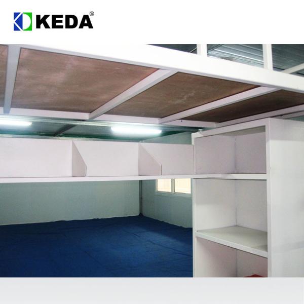 192cm Long 180cm High Steel Bunk Bed With Desk