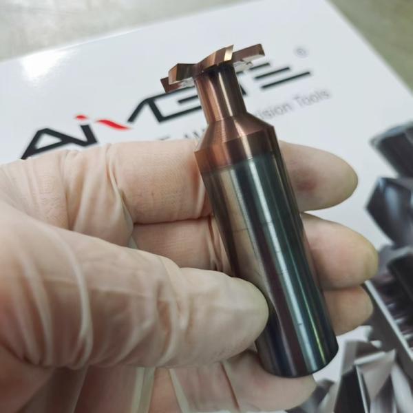 High Precision Carbide T Slot Milling Cutter 6 Flutes End Mill For Assembly Platforms
