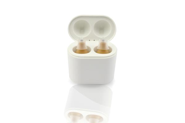 1.4cm Rechargeable Hearing Aids Mini Digital Invisible Hearing Aid CIC Small Sound Voice Amplifier Enhancer Left & Right