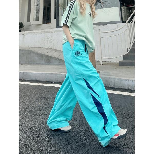 Vintage Decoration 95% Polyester Tracksuit For Women's Men Summer Sportswear Trousers