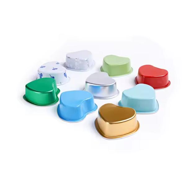 200ml Disposable Aluminum Foil Baking Cake Cup Container for Cheese Dessert Bread