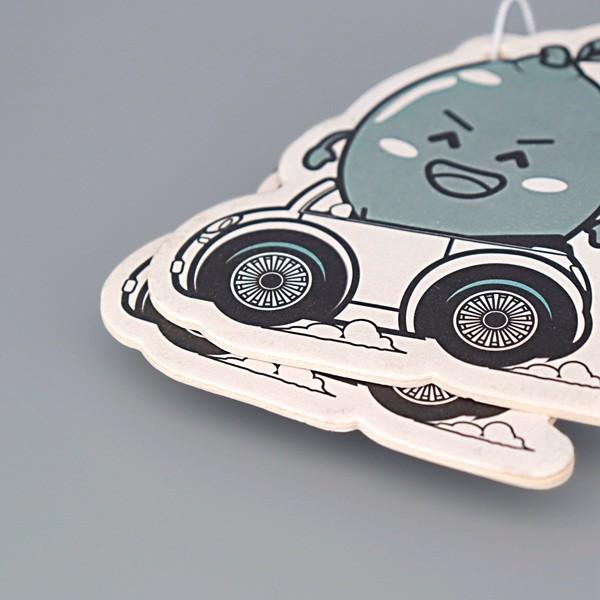 Ocean Fragrance Both Sides Printing Paper Air Freshener For Hanging