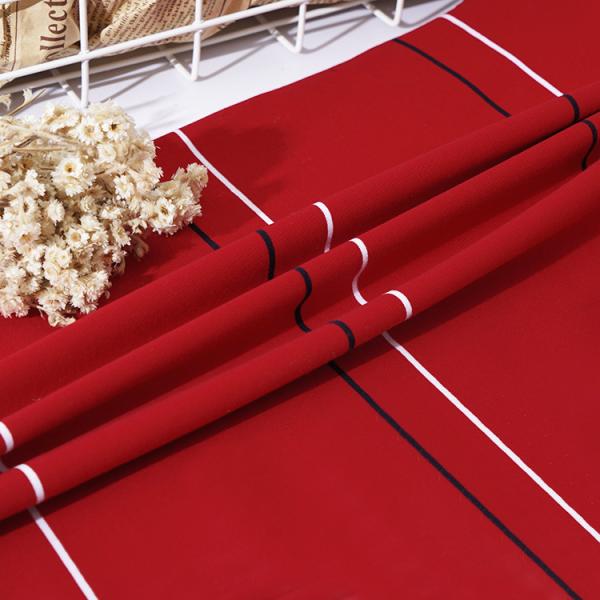 Мерсеризованная Striped хлопко-бумажная ткань, пряжа покрасила ткань 5 лайкра 95 хлопок