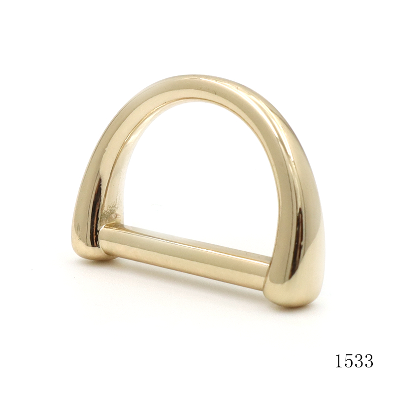 Mirror Finish Metal D Ring 1 Inch Handbag D Ring Corrosion Resistant