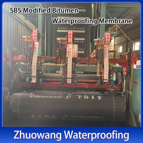 Roofs Subways Tunnels & Bridges Torch On Bitumen Waterproofing SBS Modified Asphalt Membrane
