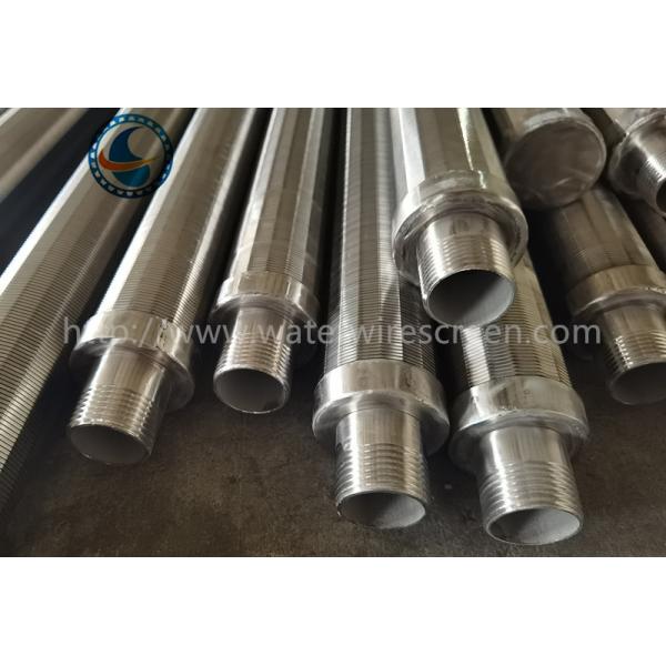 AISI 304 Profile Wire Downhole Slotted Tube For Geothermal Wells