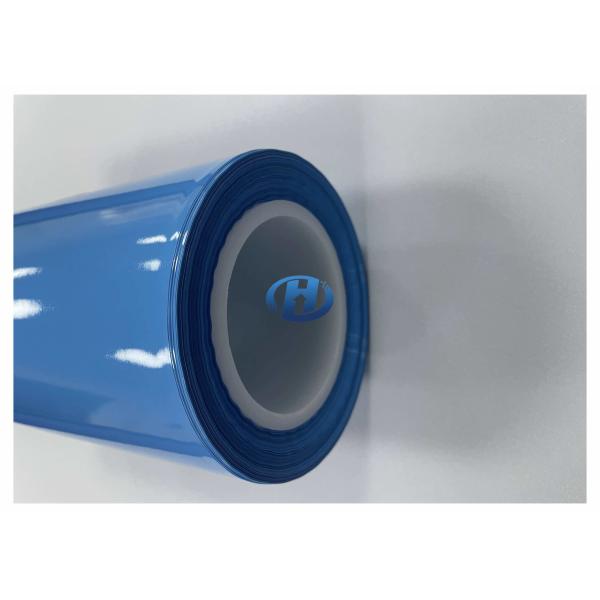 120 μm Blue HDPE Film UV Cured Silicone Coating Film Without Silicone Transfer No Residuals