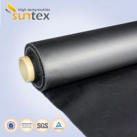 Résistance aux intempéries noire résistante chimique de couleur du tissu 0.5mm de fibre de verre enduite du néoprène