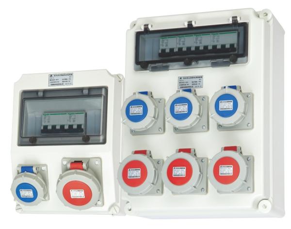 Série FXX IP66 resistente a intempéries caixa de tomada de energia industrial exterior 16A 32A 63A 125A
