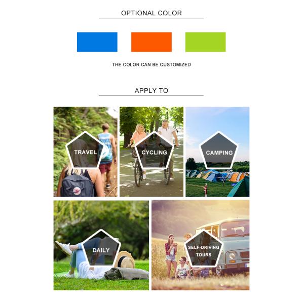 Тара для хранения 400ML еды свободного силикона BPA воздухонепроницаемая складная