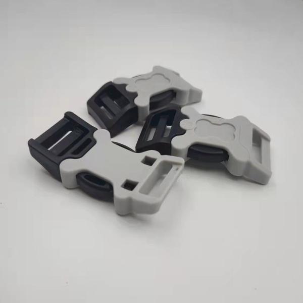 Pet Collar Side Squeeze Plastic Clips Curved Paracord Bracelet Buckles For 1 Inch Webbing