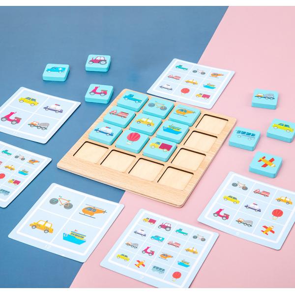 ODM Children'S Montessori Wooden Puzzle Board Game