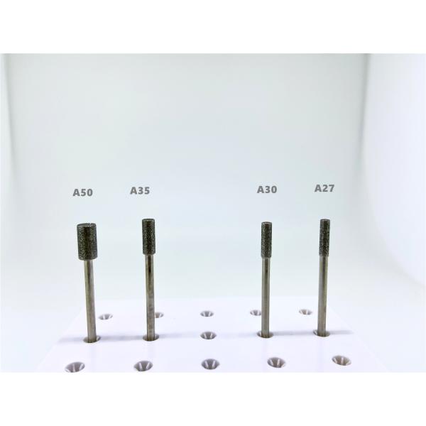 Камни зубоврачебного металла лаборатории меля покрыли диамант хвостовика HP 2.35mm покрыли Burs