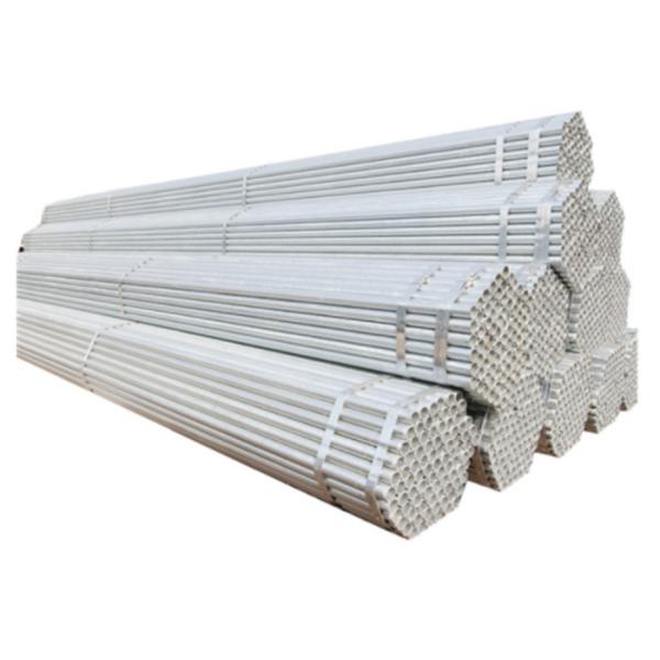 Rust Proof Hot Dip Galvanized Tube 6m Length Black Painting Surface For Fluid