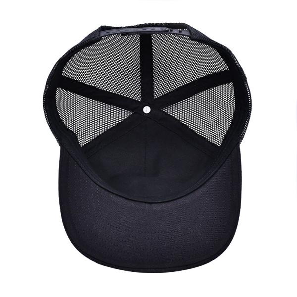 Boné de malha unissex com aba plana boné de caminhoneiro ajustável snapback chapéu de malha nas costas para homens e mulheres