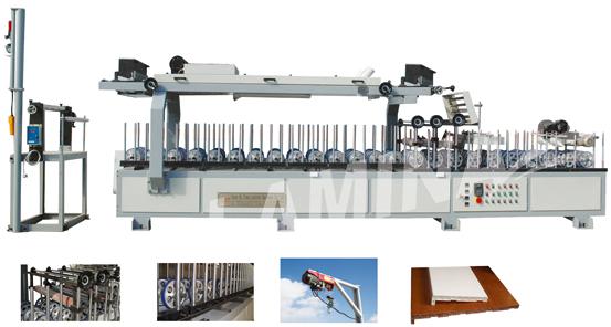 Máquina de cepillar del perfil/del tablero/de la placa de WPC, máquina que lamina caliente