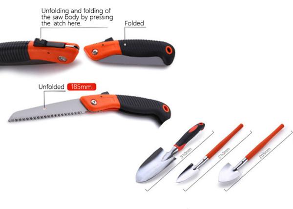 Aluminium Alloy Gardening Hand Tools With Canvas Bag Portable