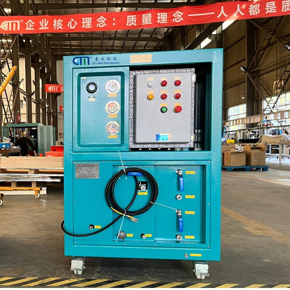 10HP Oil free Refrigerant Recycling Unit with Built in Oil Separator & Filter