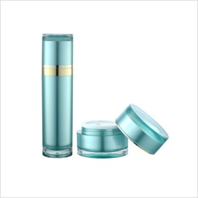 Double Walled Facial Skincare Jars Packaging Acrylic PP 15g 30g 50g