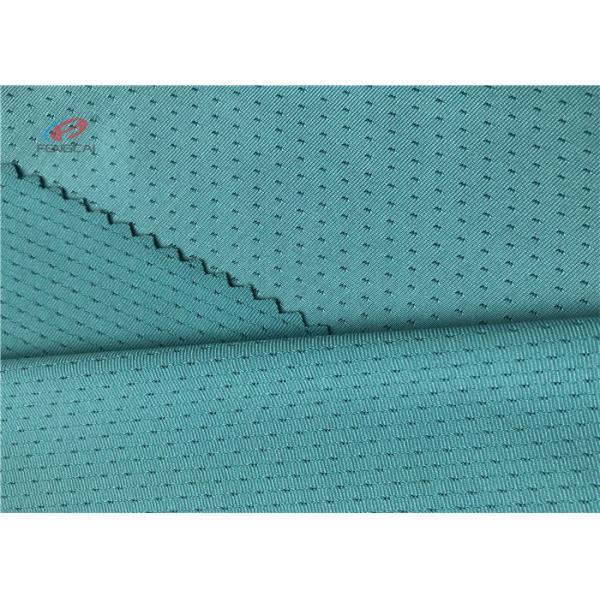 Голубым высокопрочным связанная искривлением ткань сетки бабочки лайкра полиэстера ткани