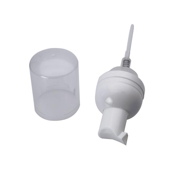 Cosmetics 42MM Foaming Hand Soap Pump With Plastic Cover