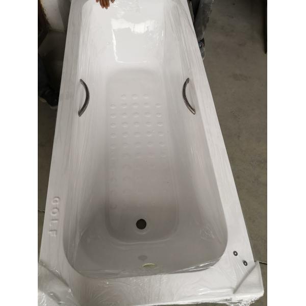 Whirlpool/Massage Bathtubs Simple Drop in Handle Acrylic Bathtub for South Africa Built