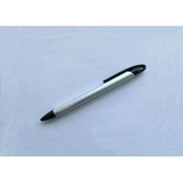 Popular clips Brushed Metal Promotion Pen with Laser Logo (M114)
